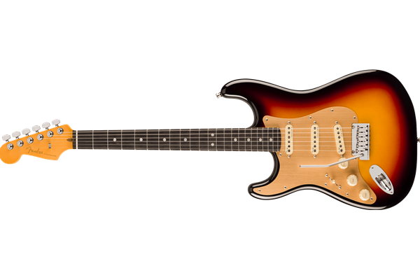 American Ultra II Stratocaster® Left-Hand, Ebony Fingerboard,  Ultraburst