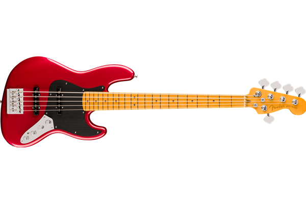 American Ultra II Jazz Bass® V, Maple Fingerboard, Sinister Red