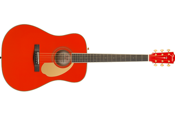 Used PM-1 Deluxe Dreadnought with Case, Fiesta Red