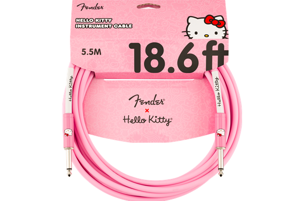 Fender® x Hello Kitty® Pink Original Cable, 18.6'