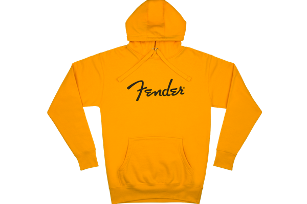 Fender® Spaghetti Logo Hoodie, Butterscotch Blonde, S