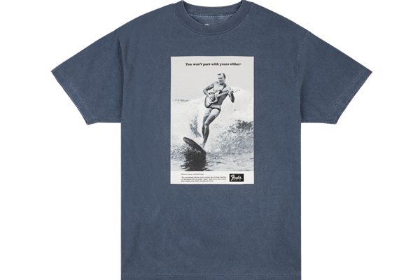 Vintage Ad Surfer Tee, Ocean S