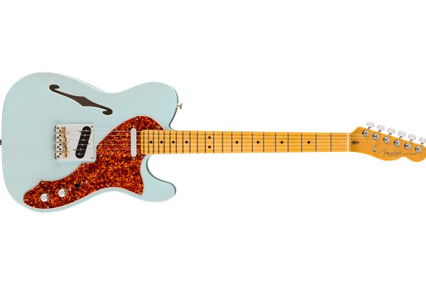 American Professional II Telecaster® Thinline, Maple Fingerboard, Transparent Daphne Blue