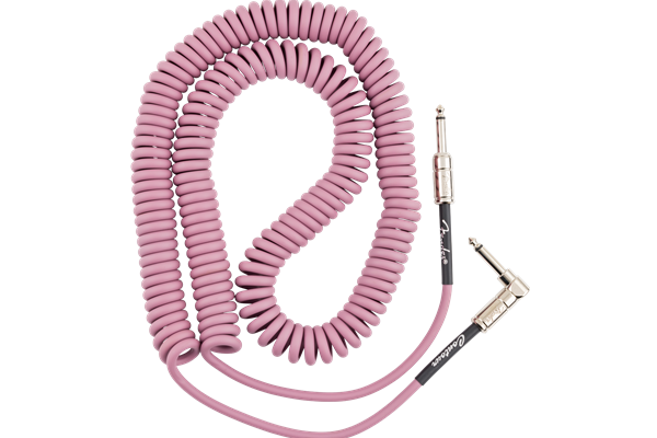 Contour™ 30' Coiled Cable, Burgundy Mist