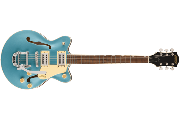 G2655T Streamliner™ Center Block Jr. Double-Cut with Bigsby®, Laurel Fingerboard, Arctic Blue