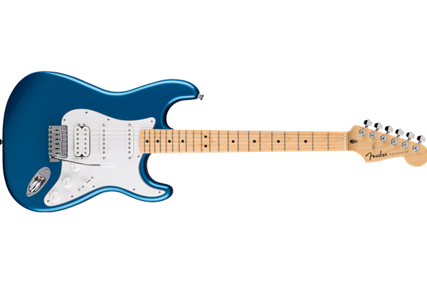 Standard Stratocaster® HSS, Maple Fingerboard, White Pickguard, Aqua Marine Metallic