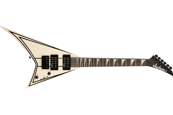 JS Series RR Minion JS1XM, Amaranth Fingerboard, Snow White with Black Pin Stripes