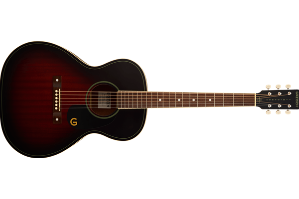 Jim Dandy™ Concert, Walnut Fingerboard, Black Pickguard, Deep Cherry Burst
