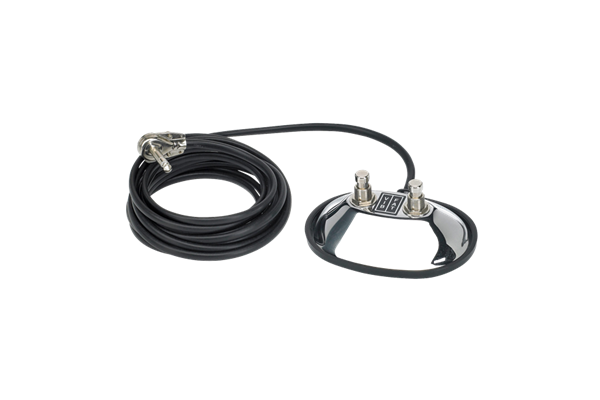 2-Button Vintage-Style Footswitch: Vibrato / Fat On/Off with 1/4" Jack