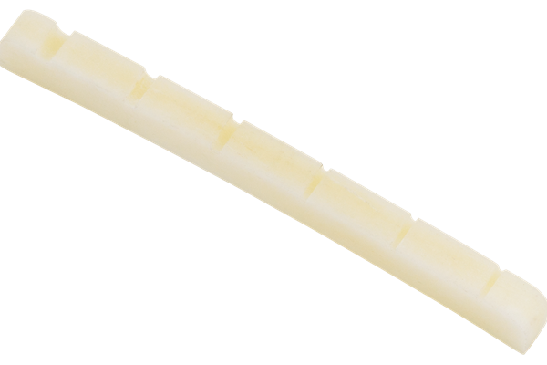 Pre-Slotted Genuine Bone Nut For Electric Guitar, 9.5" Radius