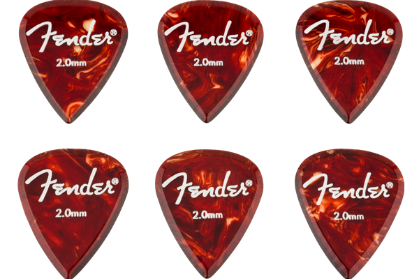 Aero Acrylic Picks, 6-count, 2.0mm