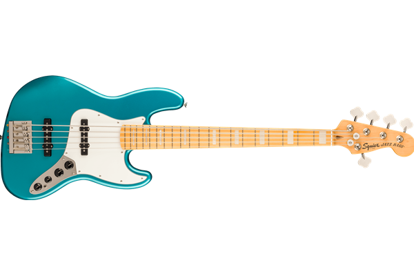 Squier Classic Vibe 70's Jazz Bass V Active, Ocean Turquiose