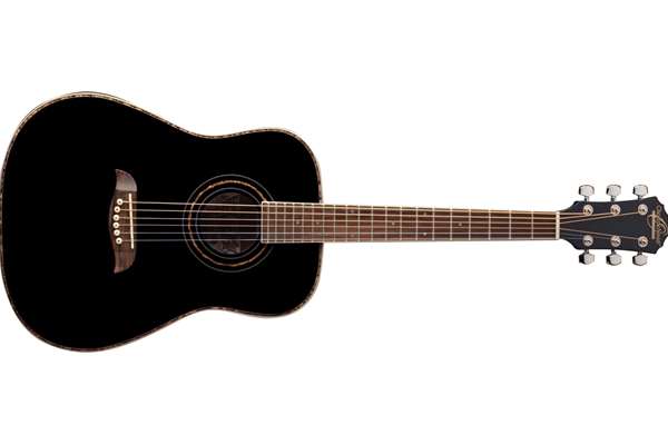 Oscar Schmidt 3/4 Junior Acoustic Guitar, Black