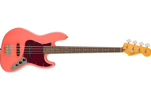 Classic Vibe™ '60s Jazz Bass®, Laurel Fingerboard, Tortoishell Pickguard, Tahitian Coral