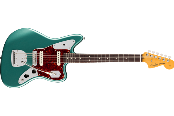 American Professional Classic Jaguar®, Rosewood Fingerboard, Faded Sherwood Green Metallic