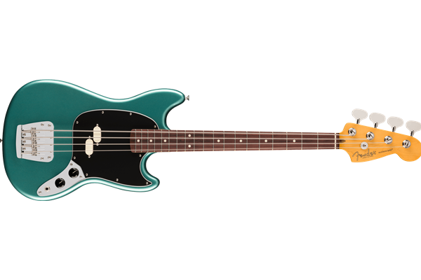 American Professional Classic Mustang Bass®, Rosewood Fingerboard, Faded Sherwood Green Metallic