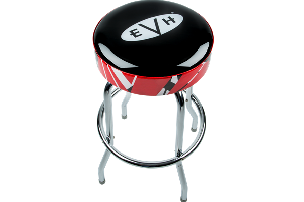 EVH™ Logo Barstool with Striped Trim, 30"