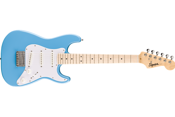 Mini Stratocaster®, Maple Fingerboard, White Pickguard, California Blue