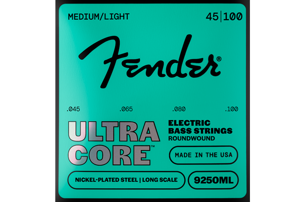 9250 Ultracore™ Bass Strings, Nickel Plated Steel, Ball End, 9250ML Gauges .045-.100, (4)
