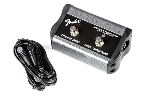 2-Button 3-Function Footswitch: Channel / Gain / More Gain with 1/4" Jack