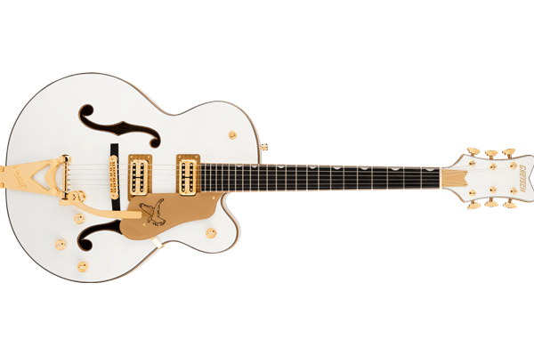 Synchromatic™ Falcon™ Hollow Body Single-Cut with Bigsby®, Ebony Fingerboard, Snowcrest White