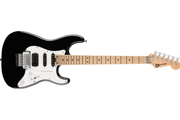 MJ So-Cal Style 1 HSS FR M, Maple Fingerboard, Gloss Black
