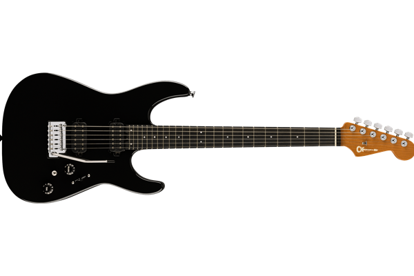 Pro-Mod DK24 HH 2PT EB, Ebony Fingerboard, Gloss Black