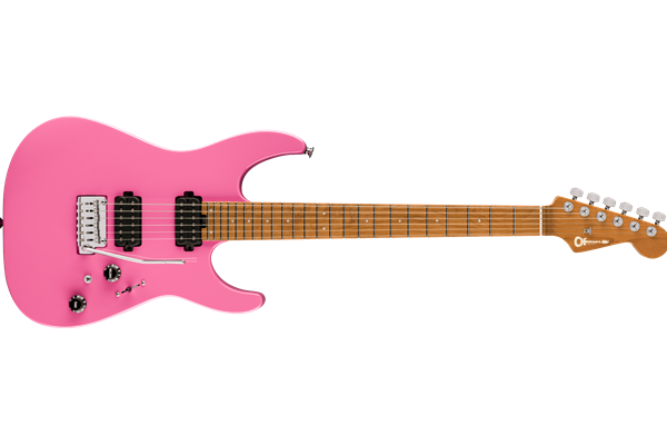 Pro-Mod DK24 HH 2PT CM, Caramelized Maple Fingerboard, Bubblegum Pink