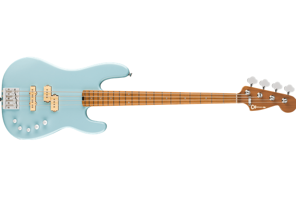 Pro-Mod San Dimas® Bass PJ IV, Caramelized Maple Fingerboard, Sonic Blue