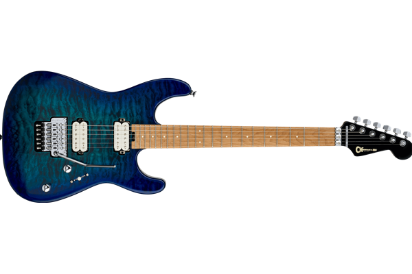 Pro-Mod Plus San Dimas® Style 1 HH FR CM, Carmalized Maple Fingerboard, Chlorine Burst