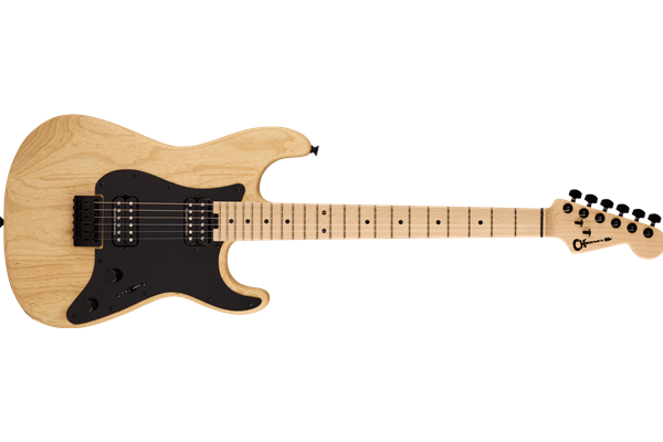 Pro-Mod So-Cal® Style 1 HH HT MPL, Maple Fingerboard, Natural Ash