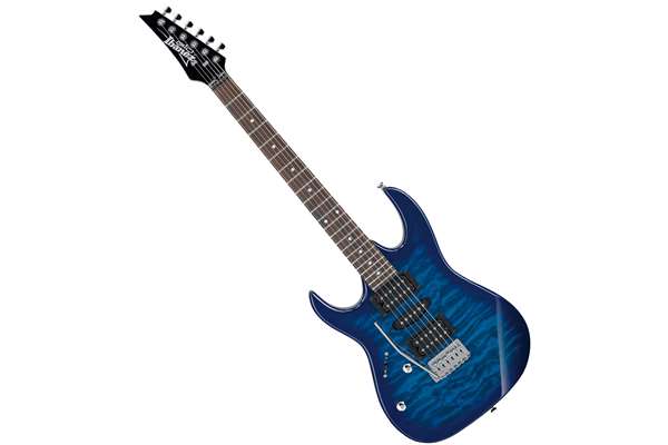 GIO RX 6str Electric Guitar - Left Handed - Transparent Blue Burst