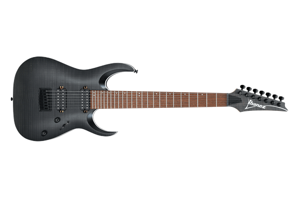 RGA Standard 7str Electric Guitar - Black Aurora Burst Matte
