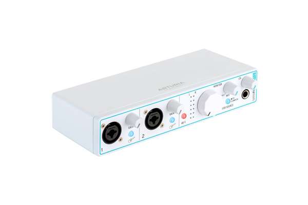 Arturia MiniFuse 2 OTG 2x2 USB-C Audio Interface, White
