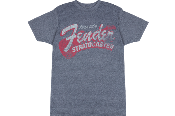 Fender® Since 1954 Strat T-Shirt, Blue Smoke, XL