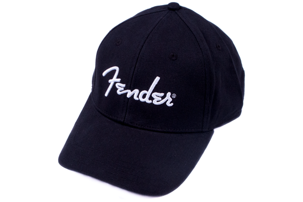 Fender® Spaghetti Logo Hat, Black, One Size Fits Most