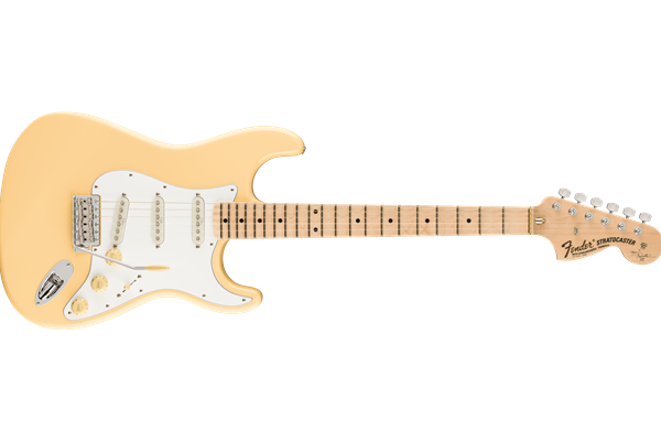 Yngwie Malmsteen Stratocaster®, Scalloped Maple Fingerboard, Vintage White