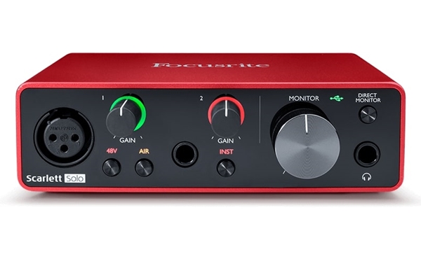 Focusrite Scarlett Solo Interface, Gen 3