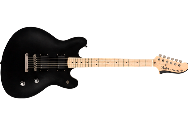 Contemporary Active Starcaster®, Maple Fingerboard, Flat Black