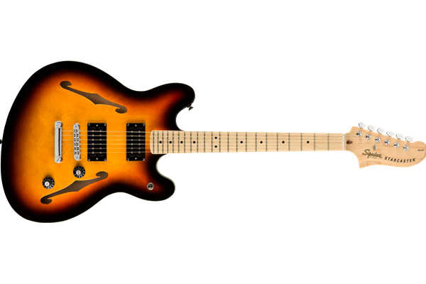 Affinity Series™ Starcaster®, Maple Fingerboard, 3-Color Sunburst