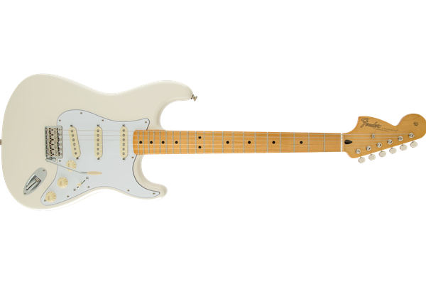 Jimi Hendrix Stratocaster®, Maple Fingerboard, Olympic White