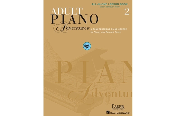 Adult Piano Adventures All-in-One Piano Course Book 2 - Book with Media Online