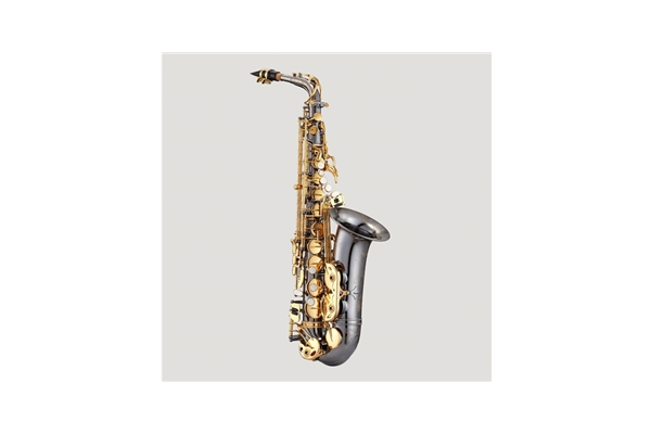 Antigua AS4240BG Powerbell Alto Saxophone | Black Nickel Body w/ Gold Keys