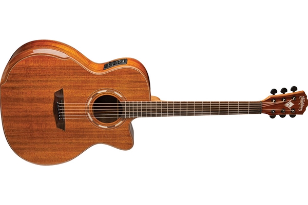 Washburn Comfort Series 6 String Acoustic-Electric Guitar, Natural