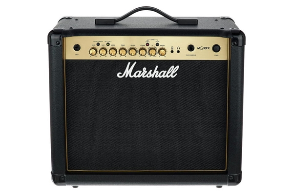 Marshall 30-watt, 4-channel 1x10" Guitar Combo Amplifier with 3-band EQ, Digital Effects/Reverb, Lin