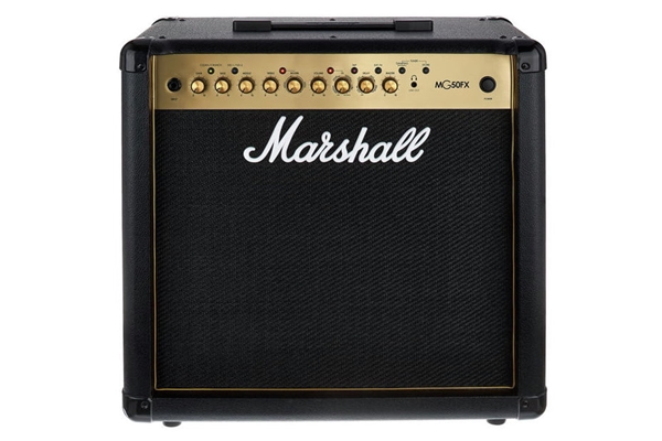 Marshall 50-watt, 4-channel 1x12" Guitar Combo Amplifier with 3-band EQ, Digital Effects/Reverb, FXp