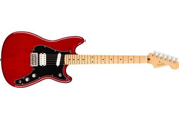 Player Duo-Sonic™ HS, Maple Fingerboard, Crimson Red Transparent