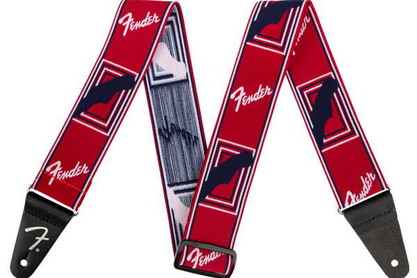 WeighLess™ Monogram Strap, Red/White/Blue, 2"