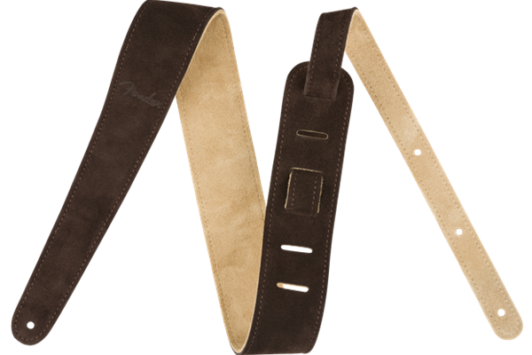 Reversible Suede Strap, Brown/Tan, 2"