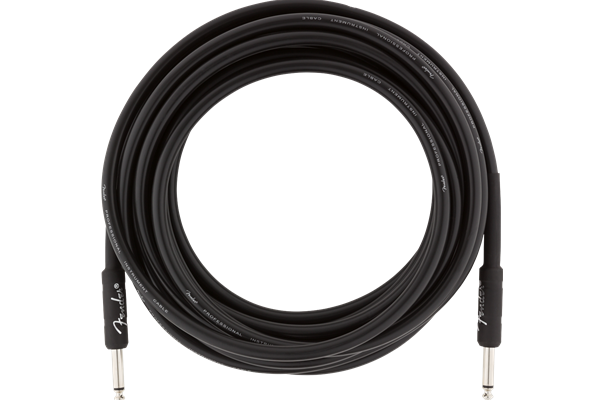 Professional Series Instrument Cable, Straight/Straight, 18.6', Black